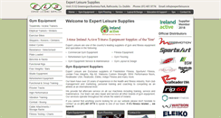 Desktop Screenshot of expertleisure.ie